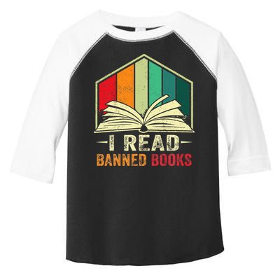 I Read Banned Books Week Librarian Freedom Reader Nerd Toddler Fine Jersey T-Shirt