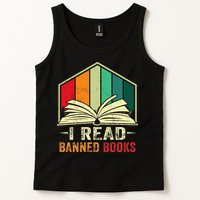 I Read Banned Books Week Librarian Freedom Reader Nerd Tank Top