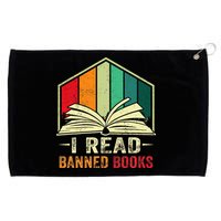 I Read Banned Books Week Librarian Freedom Reader Nerd Grommeted Golf Towel