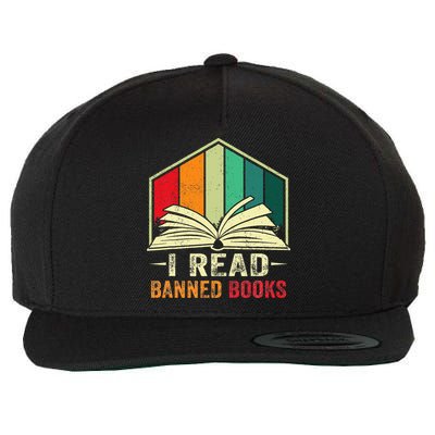 I Read Banned Books Week Librarian Freedom Reader Nerd Wool Snapback Cap
