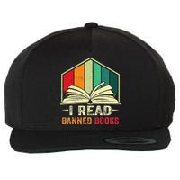 I Read Banned Books Week Librarian Freedom Reader Nerd Wool Snapback Cap