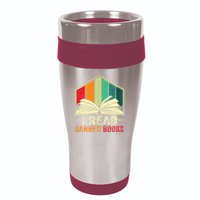 I Read Banned Books Week Librarian Freedom Reader Nerd 16oz Travel Tumbler