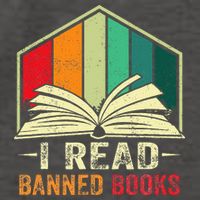 I Read Banned Books Week Librarian Freedom Reader Nerd Vector Backpack