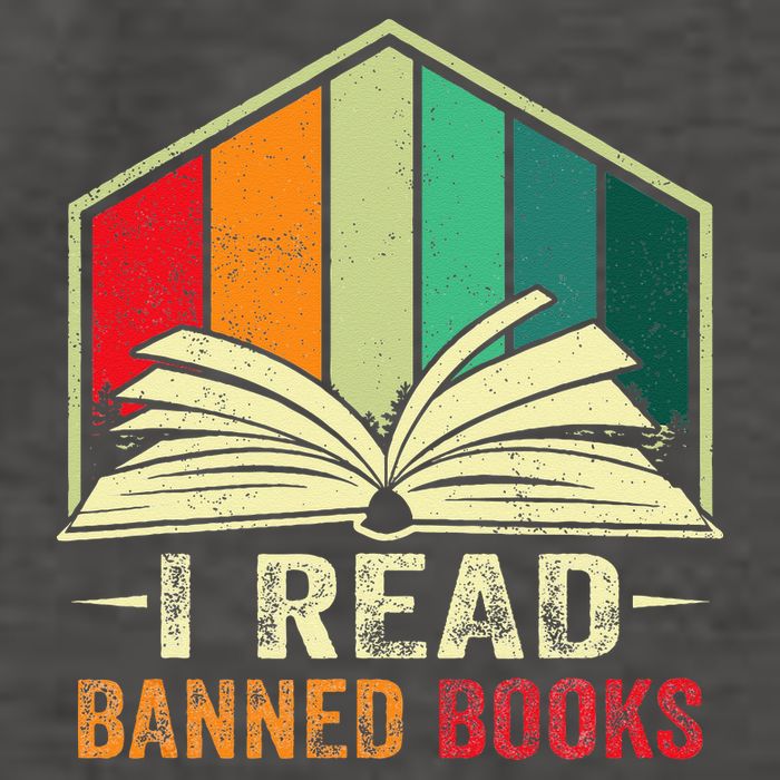 I Read Banned Books Week Librarian Freedom Reader Nerd Vector Backpack
