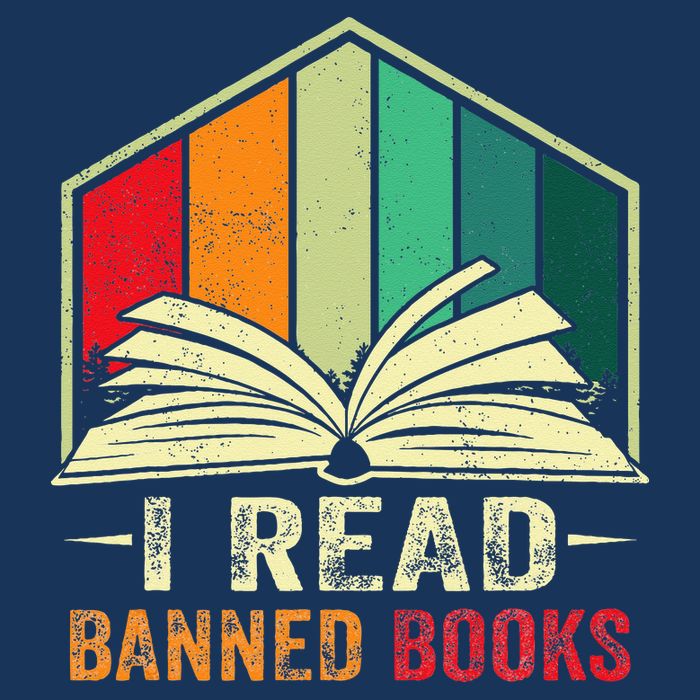 I Read Banned Books Week Librarian Freedom Reader Nerd Infant Baby Jersey Bodysuit