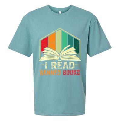 I Read Banned Books Week Librarian Freedom Reader Nerd Sueded Cloud Jersey T-Shirt