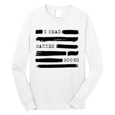 I Read Banned Books Banned Books Week Gift Librarian Teacher Long Sleeve Shirt