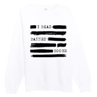 I Read Banned Books Banned Books Week Gift Librarian Teacher Premium Crewneck Sweatshirt