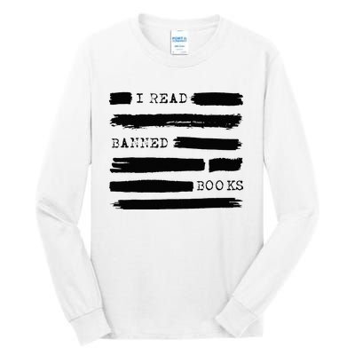 I Read Banned Books Banned Books Week Gift Librarian Teacher Tall Long Sleeve T-Shirt