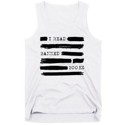 I Read Banned Books Banned Books Week Gift Librarian Teacher Tank Top