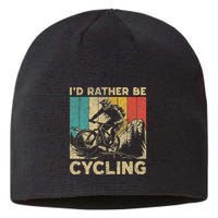 ID Rather Be Cycling Bicycle Riding Cyclist Sustainable Beanie