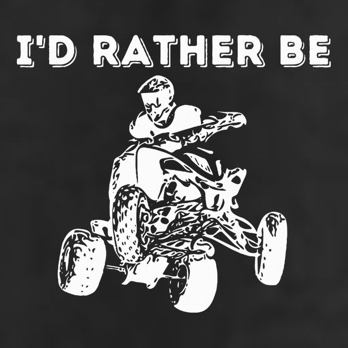 ID Rather Be Riding Quad Bikes Quad Biker Atv 4 Wheeler Golf Towel