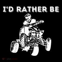 ID Rather Be Riding Quad Bikes Quad Biker Atv 4 Wheeler Wool Snapback Cap