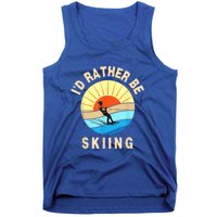 Id Rather Be Water Skiing Fun Water Sport Ski Wear Tank Top