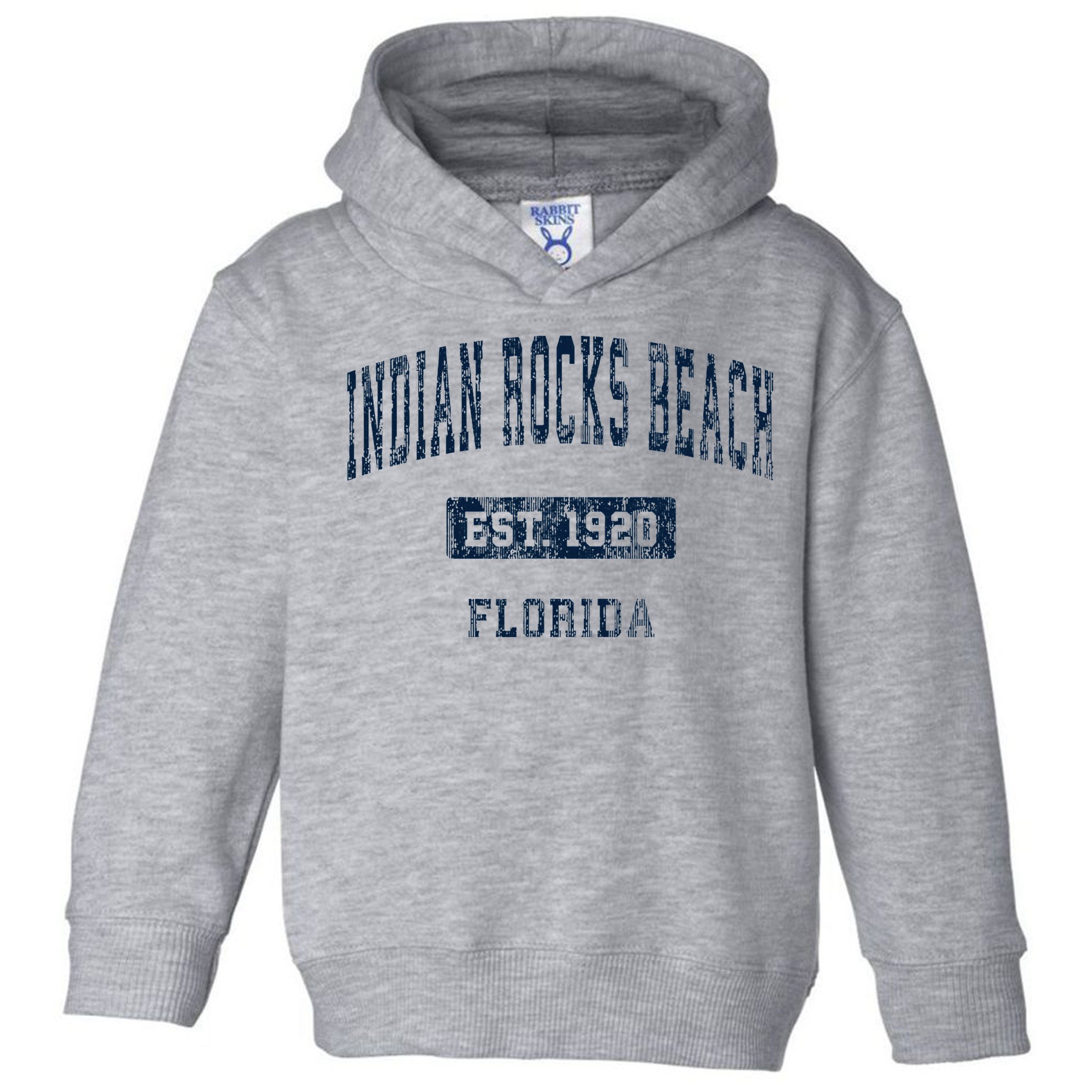 Indian Rocks Beach Florida Fl Vintage Sports Established Toddler Hoodie