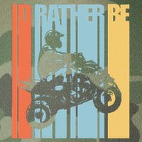 Id Rather Be Riding Quad Bikes Atv Brap Legacy Tie Dye Trucker Hat