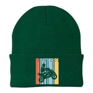 Id Rather Be Riding Quad Bikes Atv Brap Knit Cap Winter Beanie