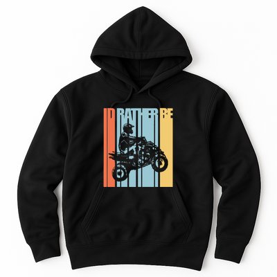 Id Rather Be Riding Quad Bikes Atv Brap Hoodie