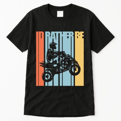 Id Rather Be Riding Quad Bikes Atv Brap Tall T-Shirt