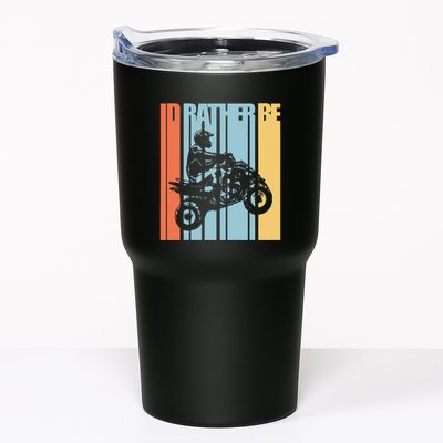 Id Rather Be Riding Quad Bikes Atv Brap Tumbler