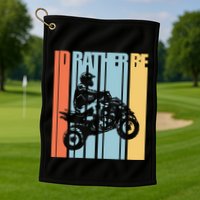 Id Rather Be Riding Quad Bikes Atv Brap Golf Towel