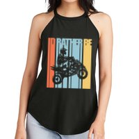 Id Rather Be Riding Quad Bikes Atv Brap Women's Perfect Tri Rocker Tank