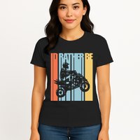 Id Rather Be Riding Quad Bikes Atv Brap Womens T-Shirt
