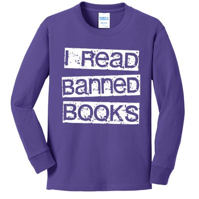 I Read Banned Books Kids Long Sleeve Shirt