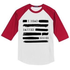 I Read Banned Books Banned Books Week Gift Librarian Teacher Kids Colorblock Raglan Jersey