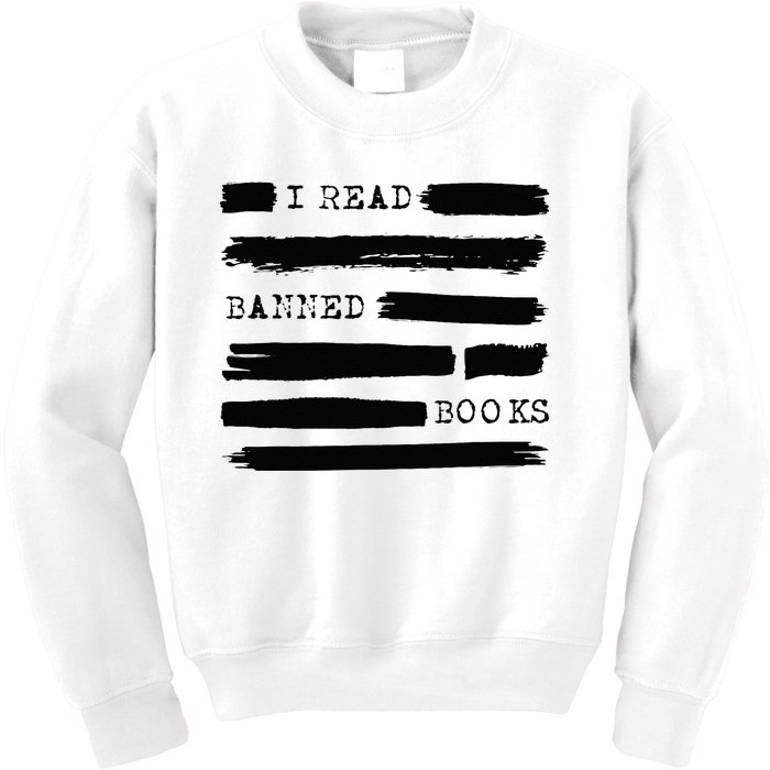 I Read Banned Books Banned Books Week Gift Librarian Teacher Kids Sweatshirt