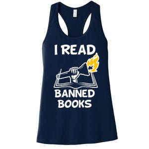 I Read Banned Books Women's Racerback Tank