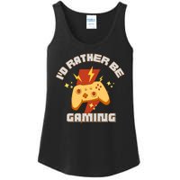 I'd Rather Be Gaming Funny Gaming Ladies Essential Tank