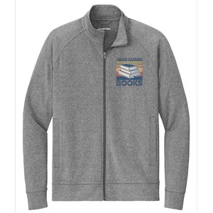 I Read Banned Books Week Librarian Freedom Reader Nerd Stretch Full-Zip Cadet Jacket