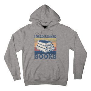 I Read Banned Books Week Librarian Freedom Reader Nerd Tall Hoodie