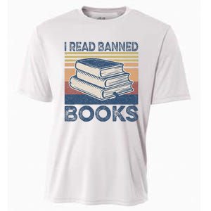 I Read Banned Books Week Librarian Freedom Reader Nerd Cooling Performance Crew T-Shirt