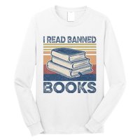 I Read Banned Books Week Librarian Freedom Reader Nerd Long Sleeve Shirt