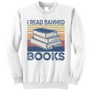 I Read Banned Books Week Librarian Freedom Reader Nerd Sweatshirt