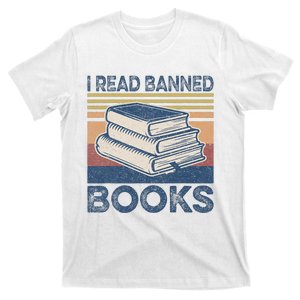 I Read Banned Books Week Librarian Freedom Reader Nerd T-Shirt