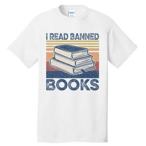 I Read Banned Books Week Librarian Freedom Reader Nerd Tall T-Shirt