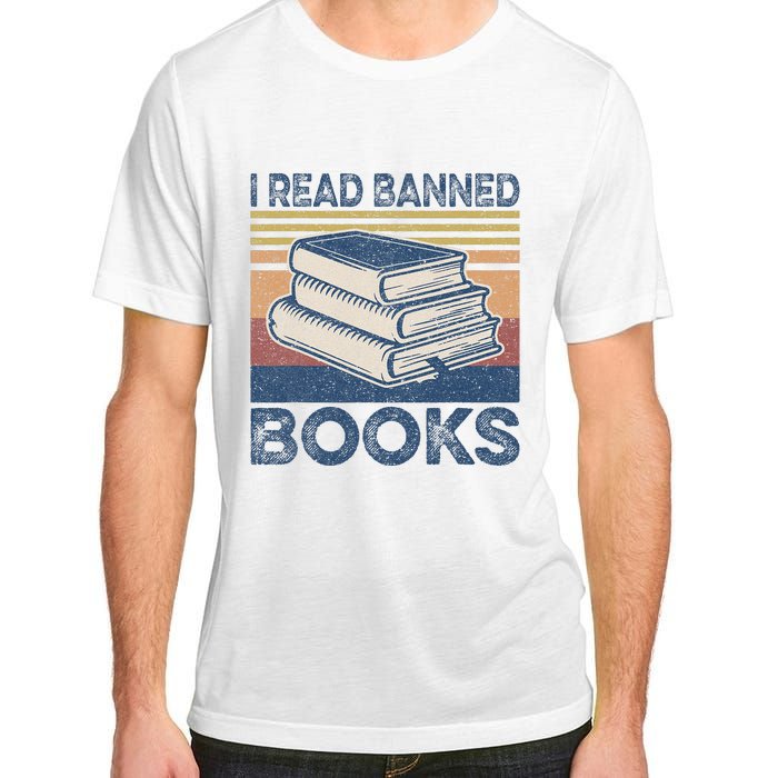 I Read Banned Books Week Librarian Freedom Reader Nerd Adult ChromaSoft Performance T-Shirt