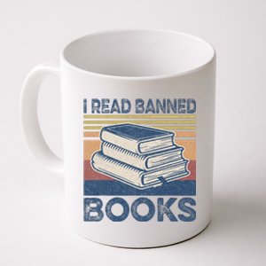 I Read Banned Books Week Librarian Freedom Reader Nerd Coffee Mug