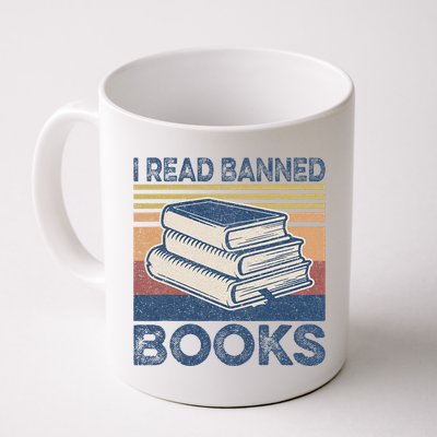 I Read Banned Books Week Librarian Freedom Reader Nerd Coffee Mug