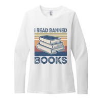 I Read Banned Books Week Librarian Freedom Reader Nerd Womens CVC Long Sleeve Shirt