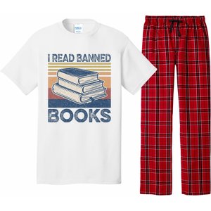 I Read Banned Books Week Librarian Freedom Reader Nerd Pajama Set