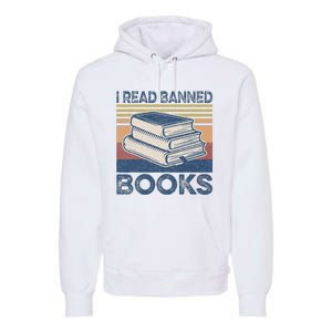 I Read Banned Books Week Librarian Freedom Reader Nerd Premium Hoodie