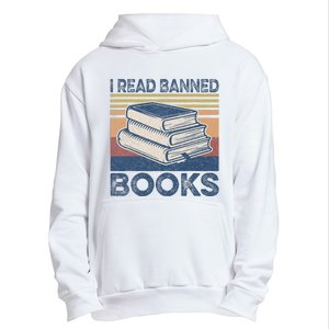 I Read Banned Books Week Librarian Freedom Reader Nerd Urban Pullover Hoodie