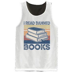 I Read Banned Books Week Librarian Freedom Reader Nerd Mesh Reversible Basketball Jersey Tank