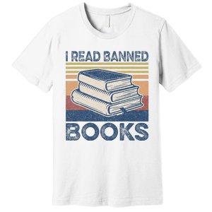 I Read Banned Books Week Librarian Freedom Reader Nerd Premium T-Shirt