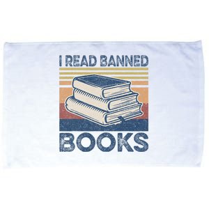 I Read Banned Books Week Librarian Freedom Reader Nerd Microfiber Hand Towel