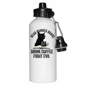 I Read Banned Books Lover Bookworm Love Banned Books Aluminum Water Bottle